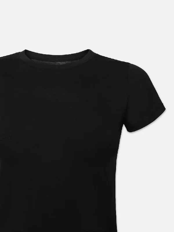 Baby Tee -- Black