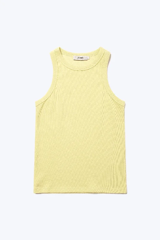 Flux Racer Back Tank Straw