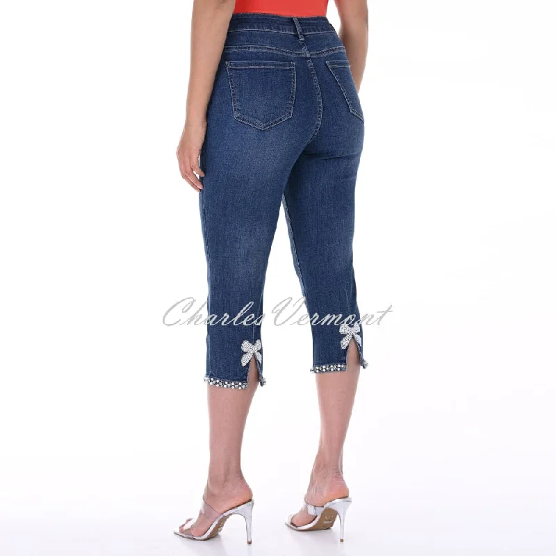 Frank Lyman Embellished Capri Jean - Style 246271U