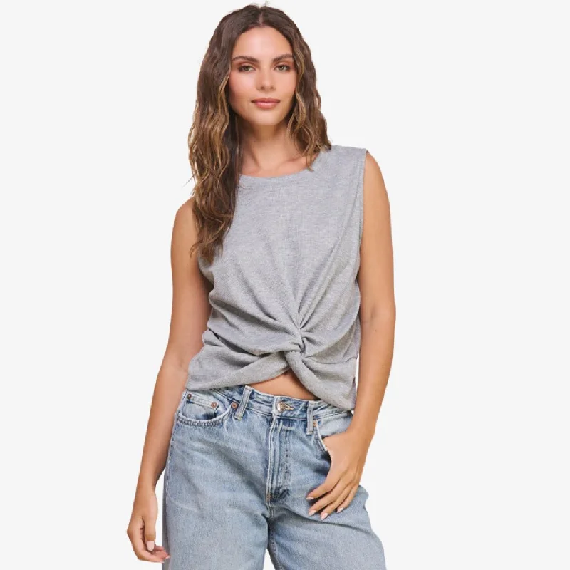 Genesis Twisted Knot Top Thermal (Grey)