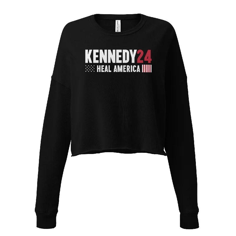 Heal America Crop Sweatshirt