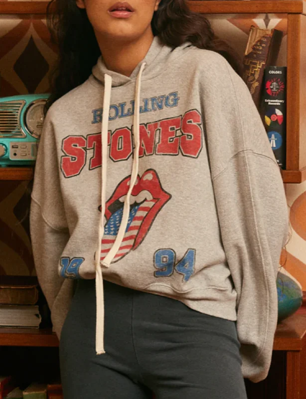 Rolling Stones USA 1994 Hoodie, Heather Gray