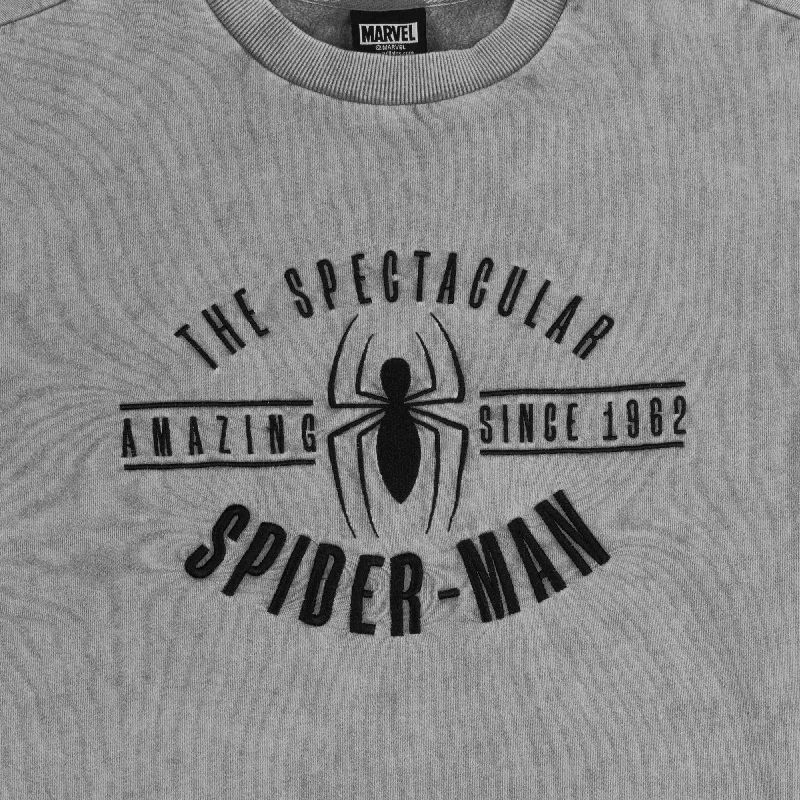 The Spectacular Spider-Man Gray Crew Sweatshirt