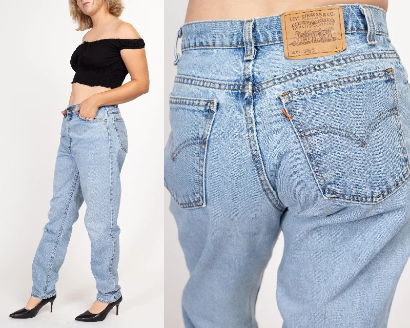 Medium 90s Levis 950 Light Wash High Waisted Jeans 30.5""