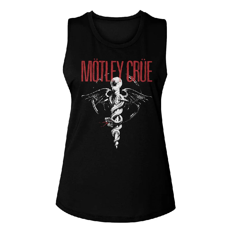 Motley Crue Dr. Feel Good B&W Muscle T-Shirt