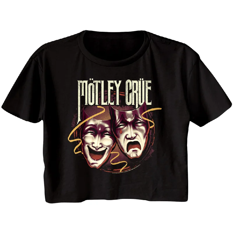 Motley Crue Sign Theatre of Pain Festival Cali Crop T-Shirt