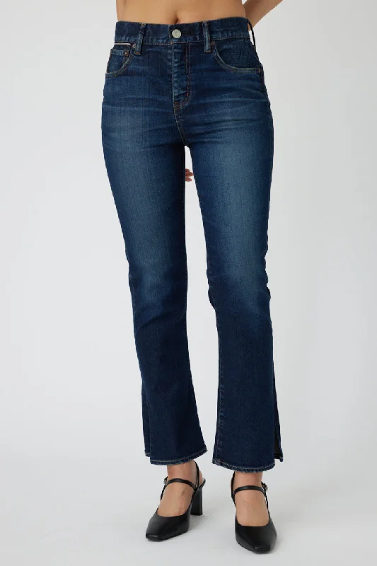 Moussy My Glendora Flare Jeans in Blue