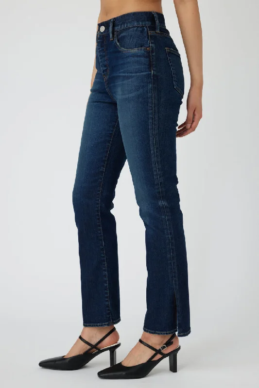 Moussy My Glendora Flare Jeans in Blue