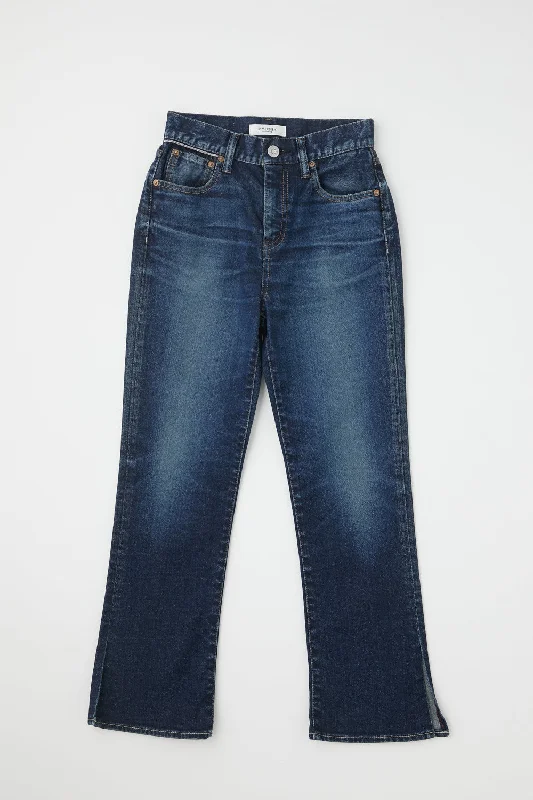 Moussy My Glendora Flare Jeans in Blue