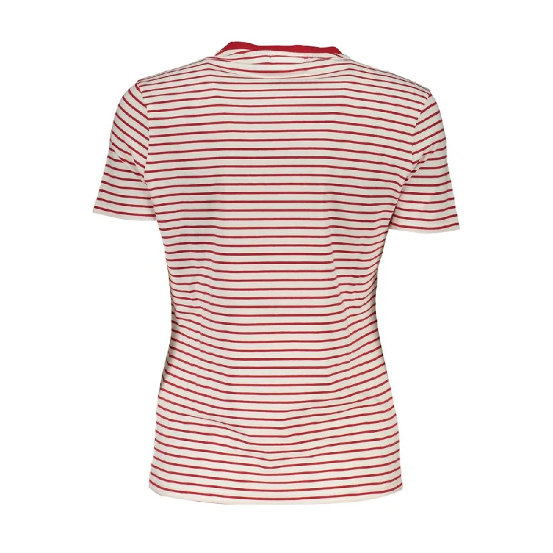 Red Cotton Tops & T-Shirt