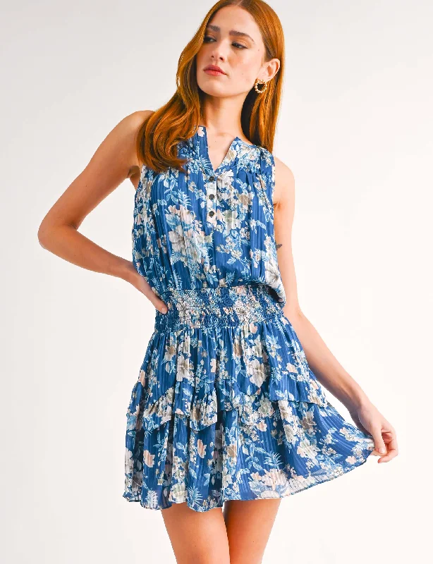 Vinlisa Dress, Navy Floral