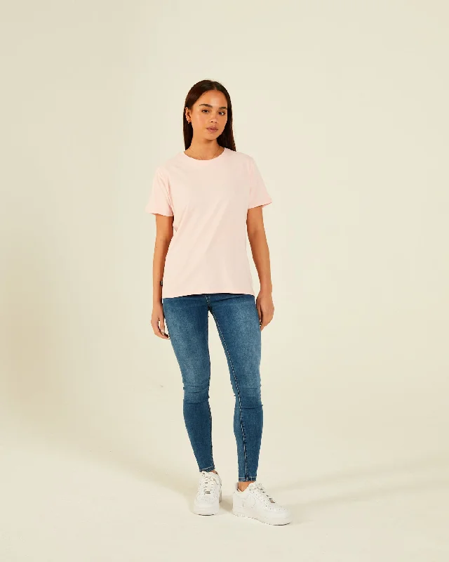 Jada Basic O Neck Bermuda Pink