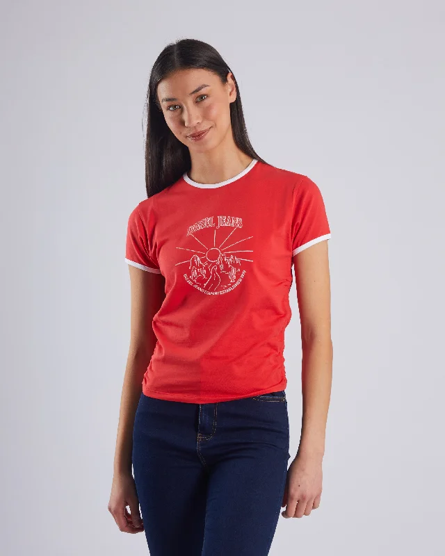 Priscilla Tee Pepper Red