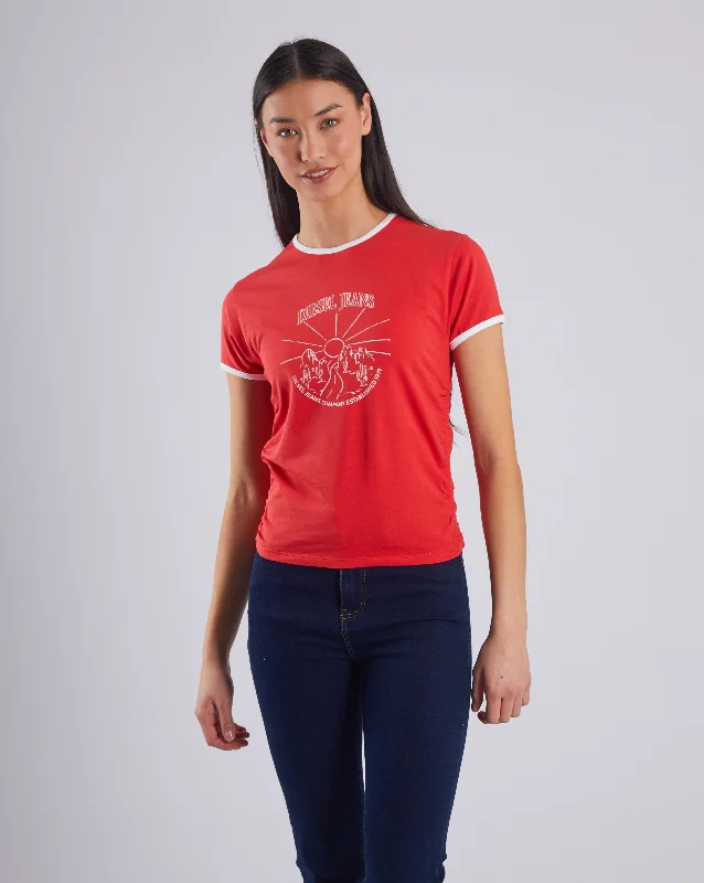 Priscilla Tee Pepper Red