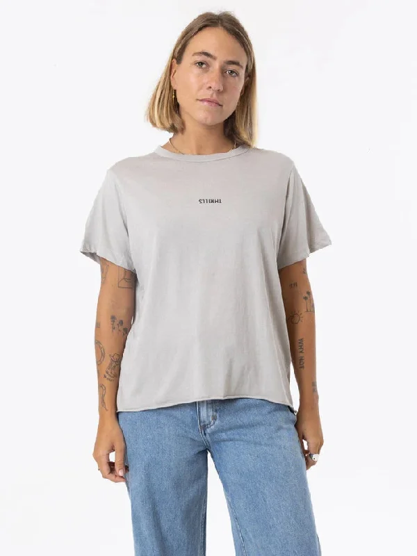 THRILLS MINIMAL THRILLS RELAXED TEE OYSTER GREY