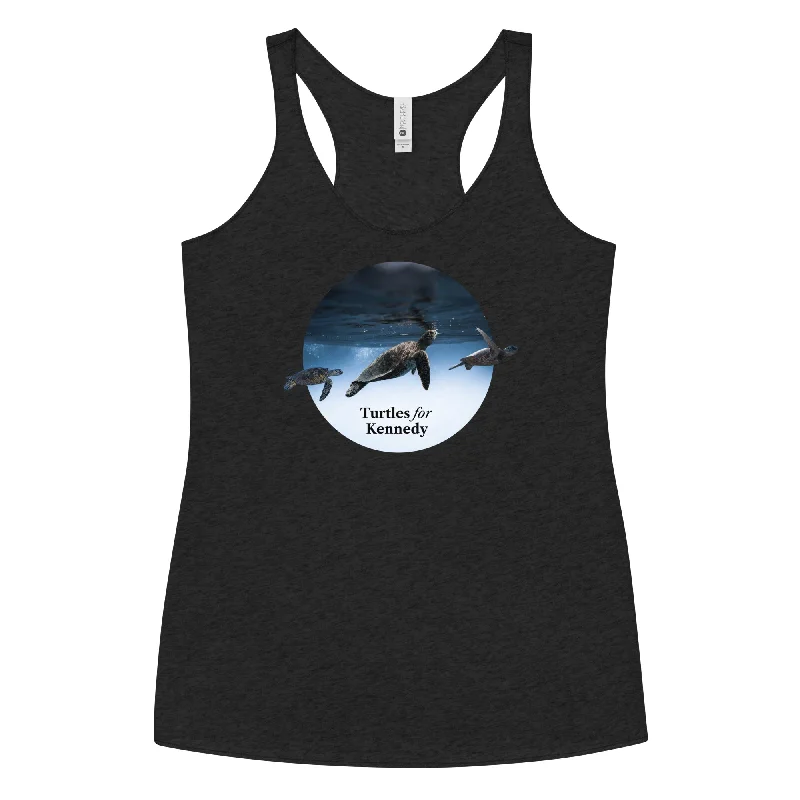 Turtles for Kennedy Women's Racerback Tank