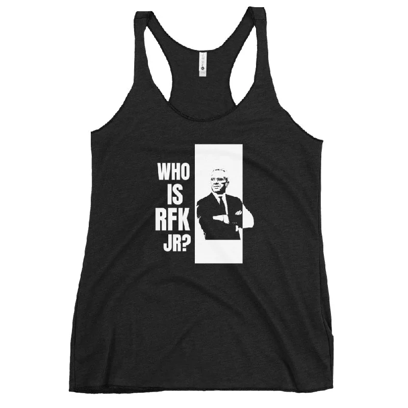 Who is RFK Jr? Women's Racerback Tank