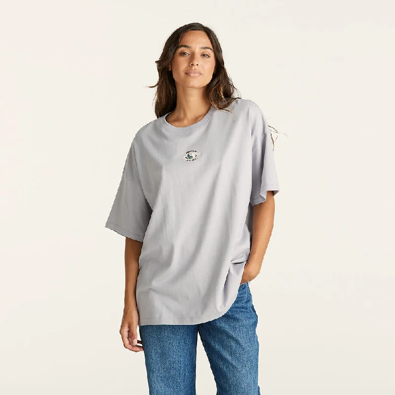 WRANGLER VISIONS BOXY SLOUCH TEE DIRTY PURPLE