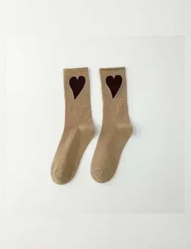 Socks With Hearts, Khaki