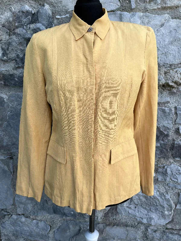 90s yellow blouse 8-10