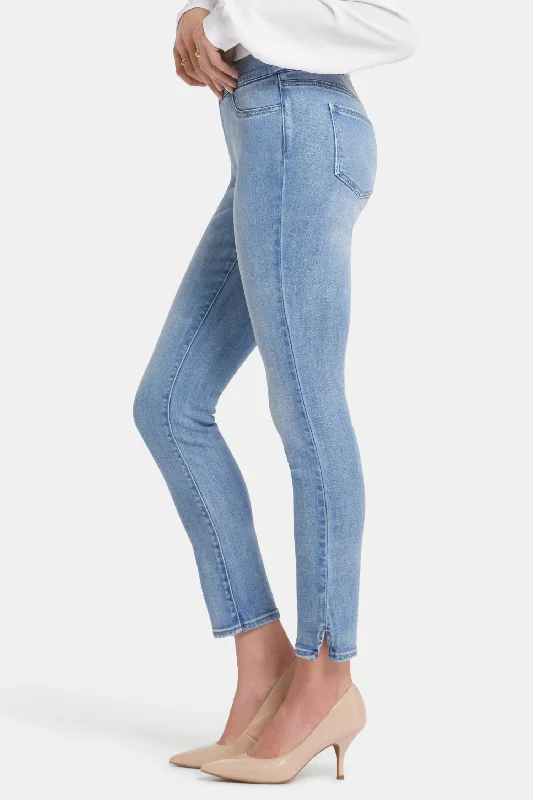 Alina Skinny Pull-On Jeans - Blue Valley