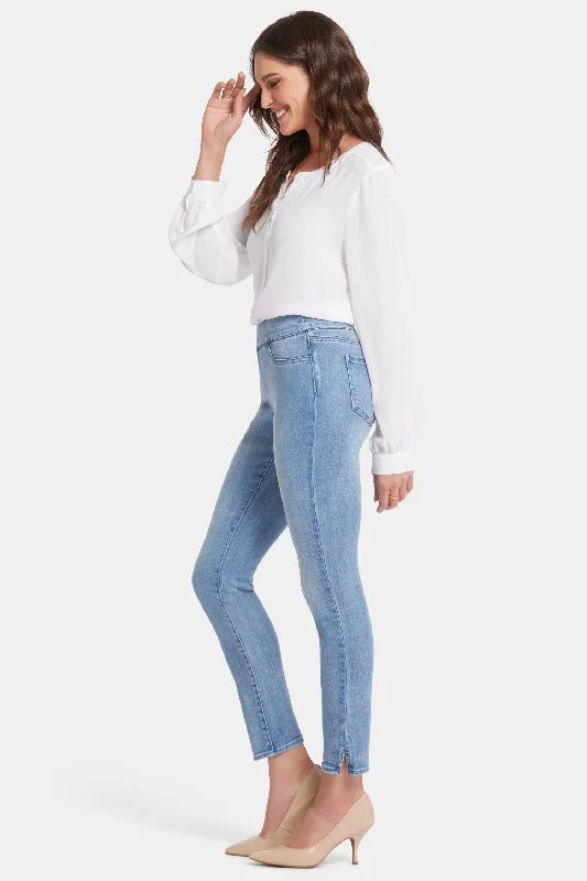 Alina Skinny Pull-On Jeans - Blue Valley