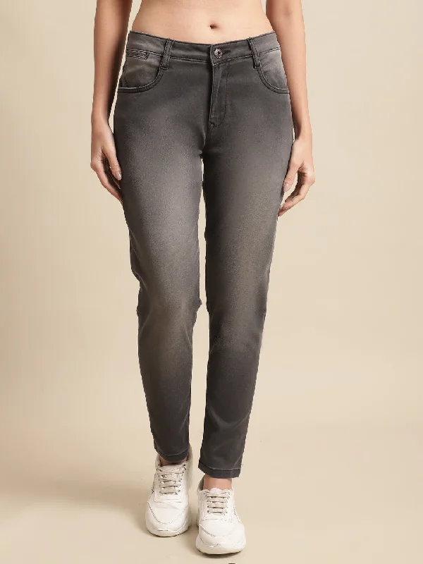 Cantabil Womens Grey Denim