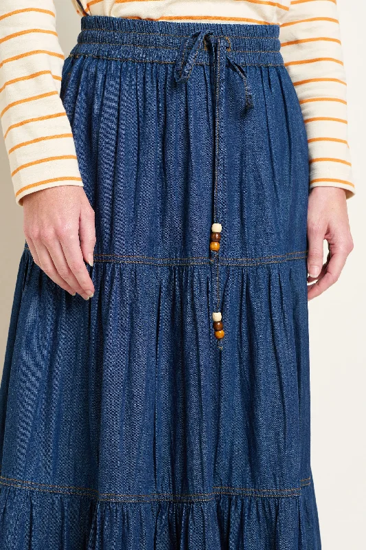 Denim Maxi Skirt