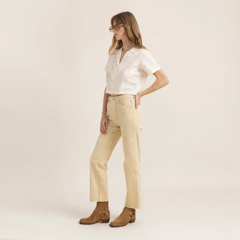 Hwy 395 Pant Denim - Crema