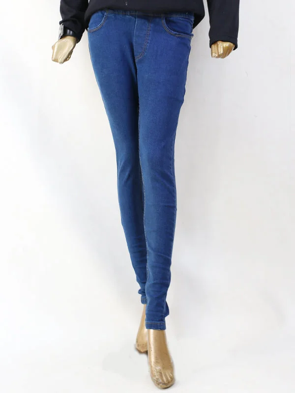 LJ07 Stretchable Denim Jeans For Womens Blue