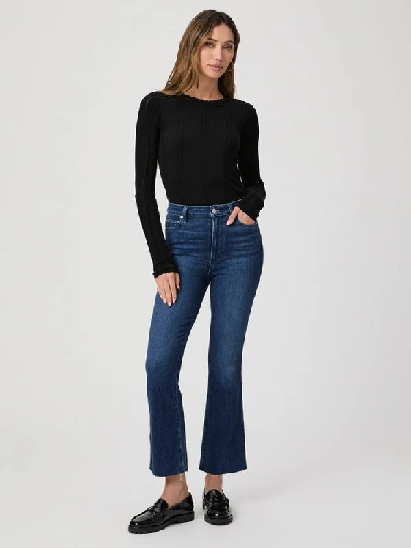 Paige Claudine Raw Hem Jeans Sail Away