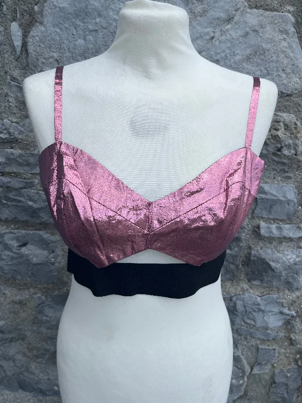 Pink bralet uk 10-12