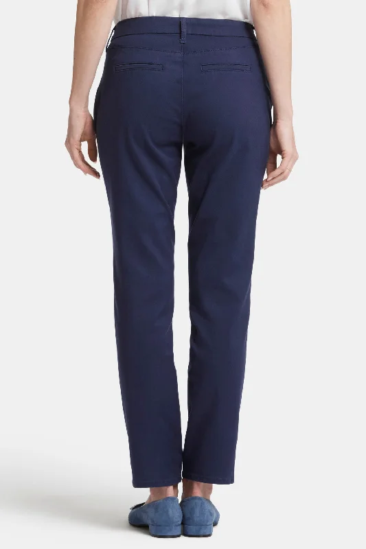 Sheri Slim Trouser Pants - Starless Sky