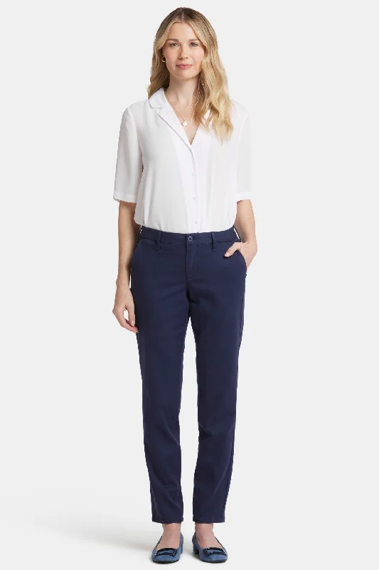 Sheri Slim Trouser Pants - Starless Sky