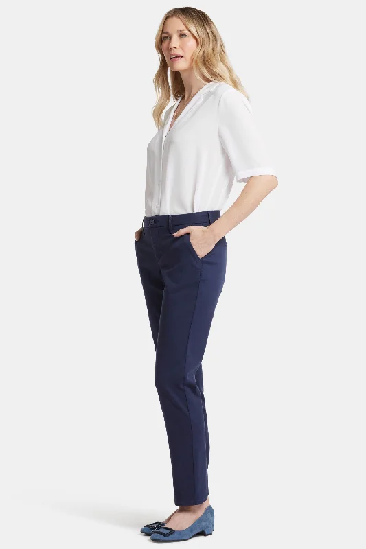 Sheri Slim Trouser Pants - Starless Sky