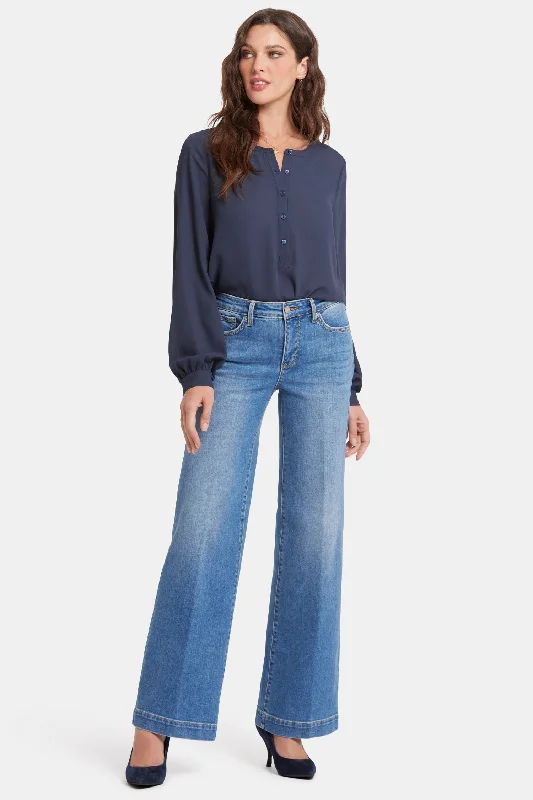 Teresa Wide Leg Jeans - Water Canyon