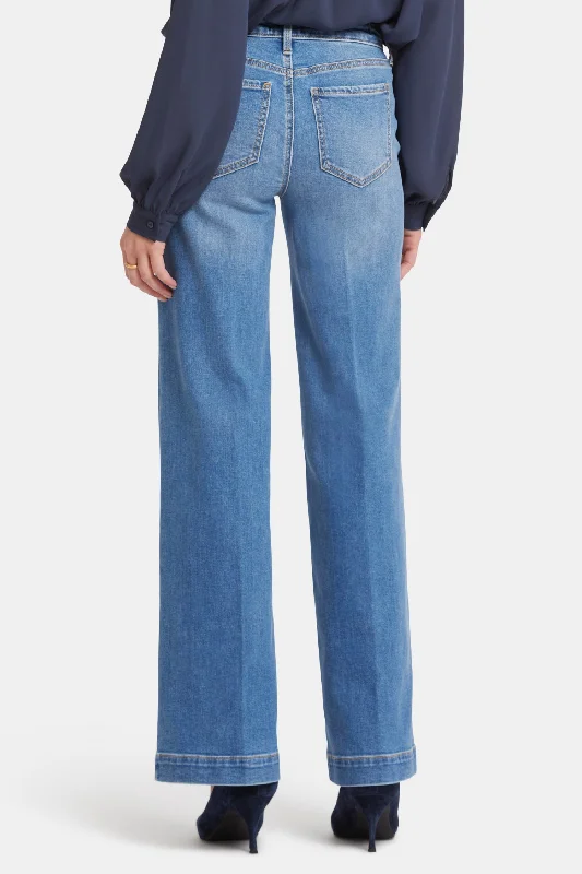 Teresa Wide Leg Jeans - Water Canyon