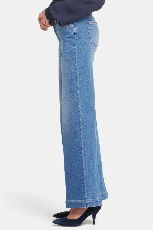 Teresa Wide Leg Jeans - Water Canyon