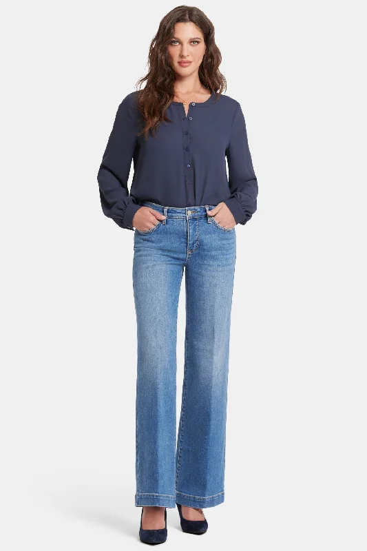 Teresa Wide Leg Jeans - Water Canyon