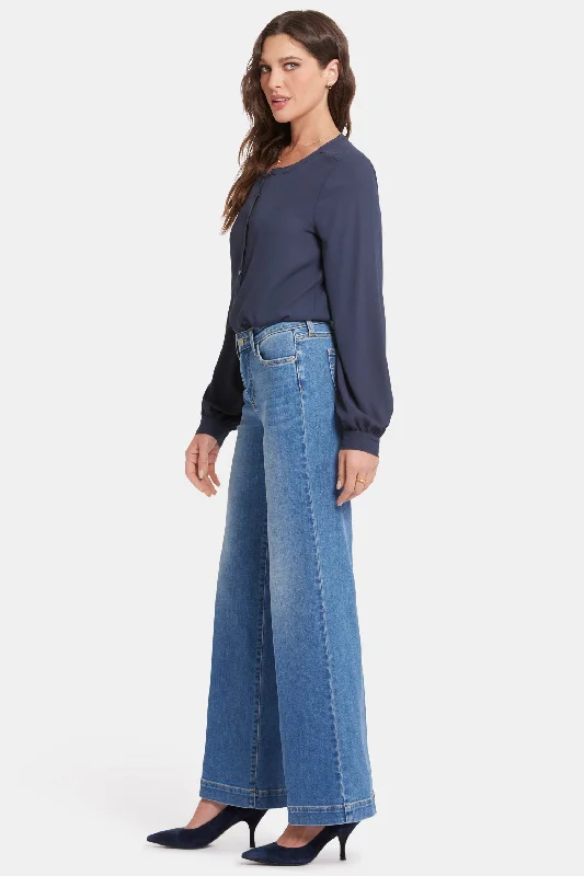 Teresa Wide Leg Jeans - Water Canyon