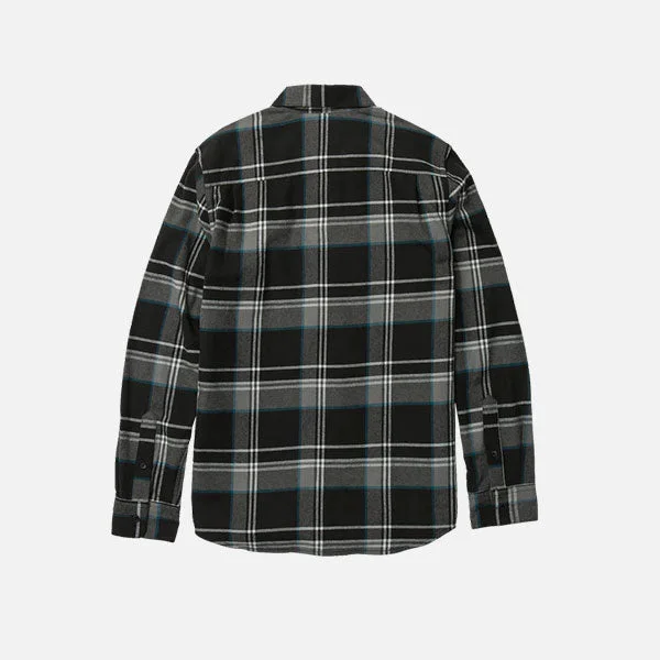 Captain Fin Campo Elijo LS Flannel Shirt - Black