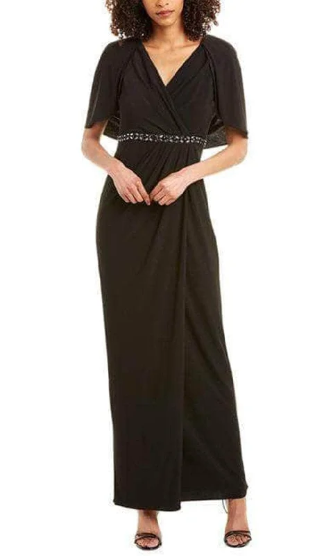 Adrianna Papell AP1E205551 - Chiffon Cape Sleeved Evening Dress Tunics Bestseller popular
