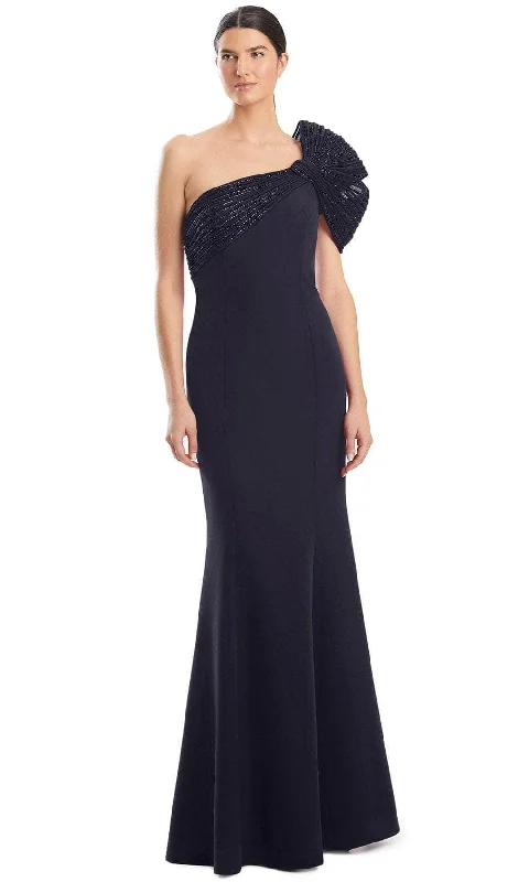 Alexander by Daymor 1964S24 - Embellished Puff Sleeve Evening Dress Bodycon Fitted Nightout