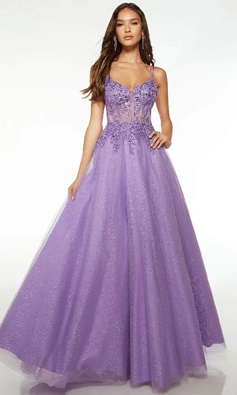 Alyce Paris 61671 - Glitters A-Line Evening Dress Tunics Luxurious high-end