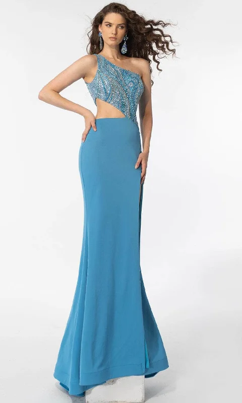 Ava Presley 39218 - One-Sleeve Side Cut-Out Evening Dress Tunics Brand named