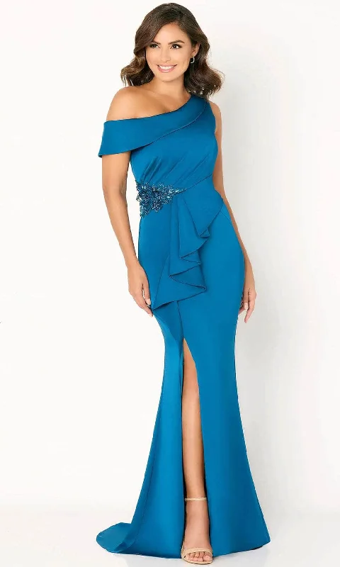 Cameron Blake CB782 - Draped Mermaid Evening Dress Tunics Running lightweight