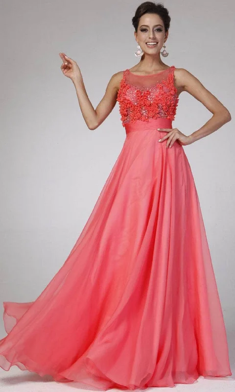 Cinderella Divine JC4148 - Embellished A-Line Evening Dress Tunics Polka dots