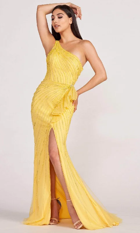 Ellie Wilde EW34019 - Beaded Asymmetric Evening Dress Tunics Denim casual
