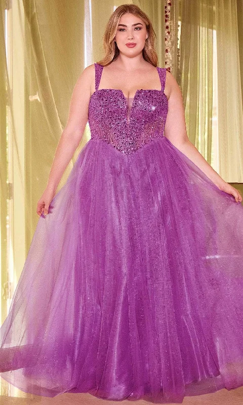 Ladivine CD0217C - Glittery Basque Evening Dress Tunics New arrival