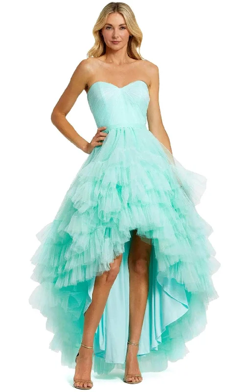 Mac Duggal 20892 - Strapless High Low Evening Dress Tunics Solid Classic